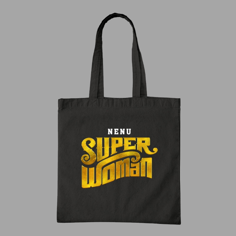 Nenu Super Woman Tote Bag